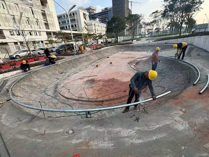 極限運(yùn)動場地施工